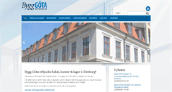 Desktop Screenshot of bygg-gota.se