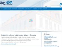 Tablet Screenshot of bygg-gota.se
